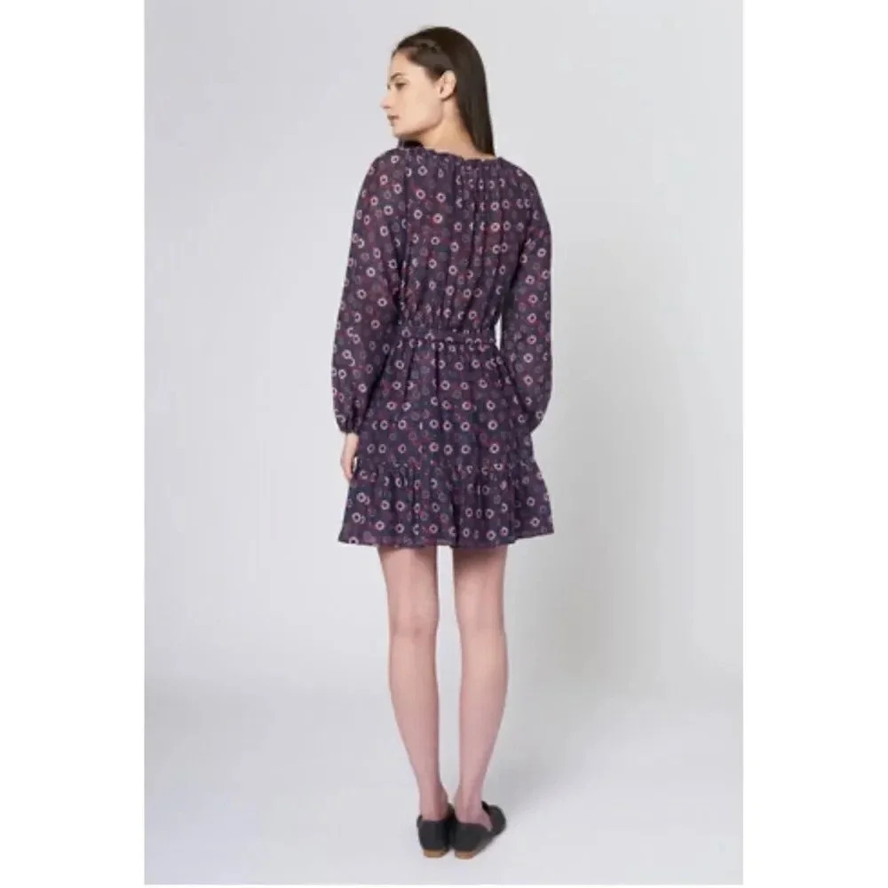 Xirena Jia Dress Navy Rouge -sz M - Picture 3 of 14